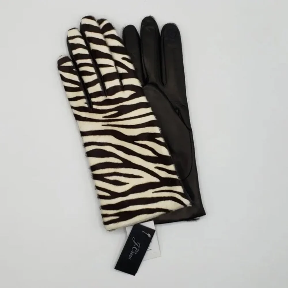 J. Crew Touch-screen Leather Gloves